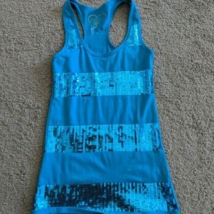 Rue 21 racerback tank with sequins